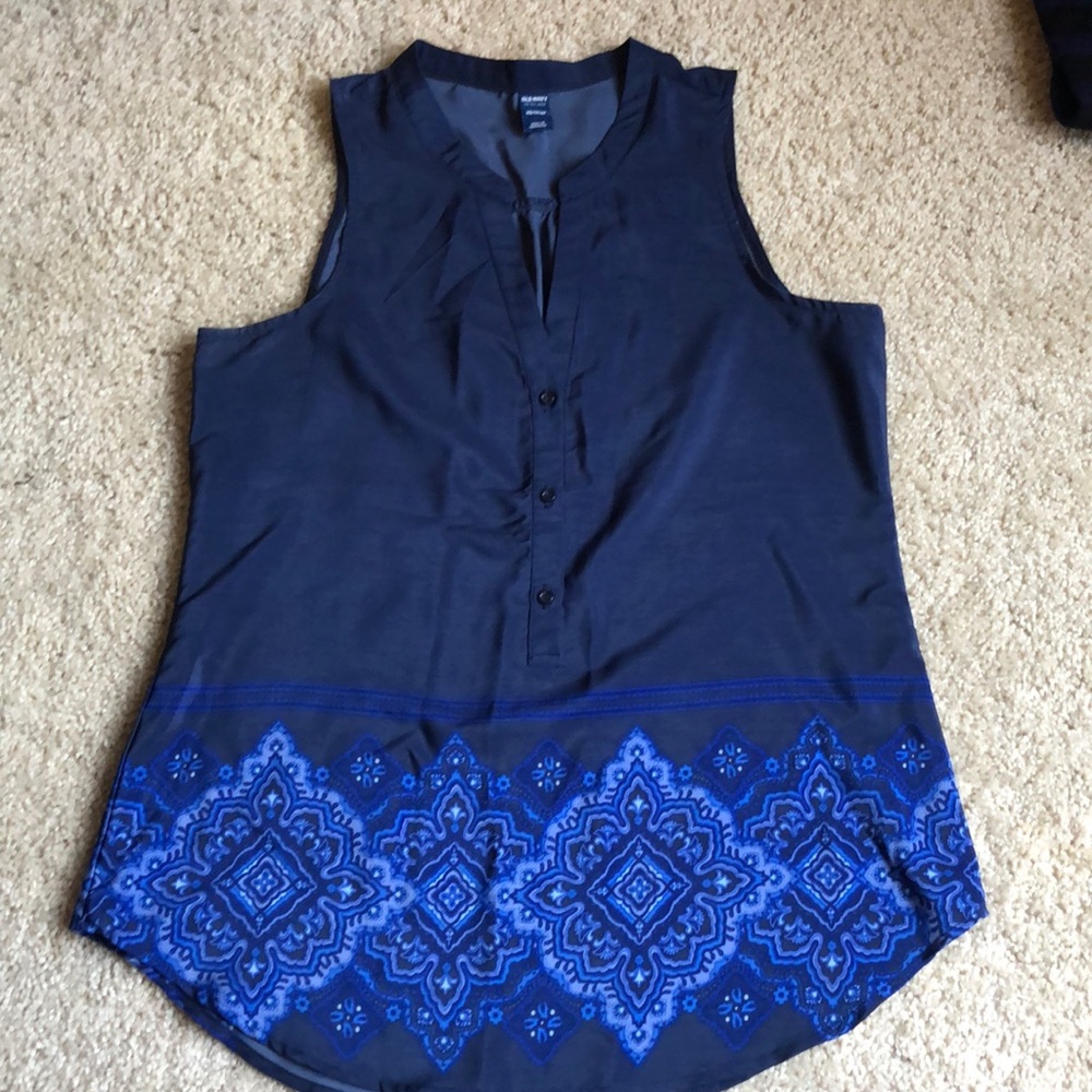 Navy blue tank